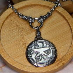 amulet of zenithar / the elder scrolls jewelry  / skyrim, oblivion, morrowind cosplay / handmade amulet /geek gif