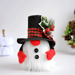 Scandinavian Christmas  Snowman Gnome