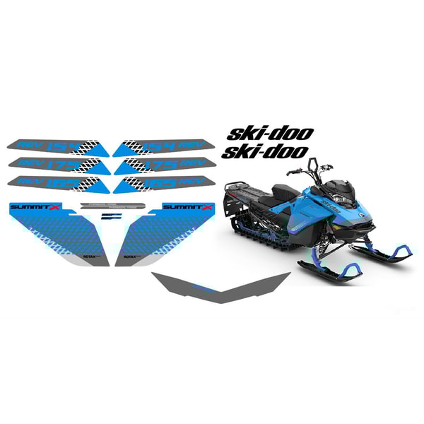 BRP SKI-DOO SUMMIT G4 X REV original decals kit | Inspire Uplift
