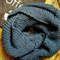 Handknit women infinity warm wool scarf men neckwarmer Wool scarf Women scarf