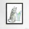 Tabby Cat Print Cat Decor Cat Art Home Wall-172-1.jpg