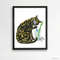 Tortoiseshell Cat Print Cat Decor Cat Art Home Wall-106-1.jpg