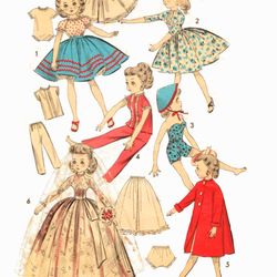 Doll 10.5 inch Clothes Pattern Advence 8453 PDF