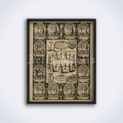 dance with the dead memento mori by gerhart altzenbach printable art, print, poster (digital download)