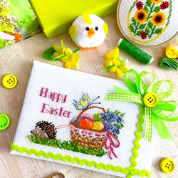Cross Stitch Pattern PDF EASTER HEDGEHOG by CrossStitchingForFun from "Ready for Holidays" Hedgehog Set Instant Download