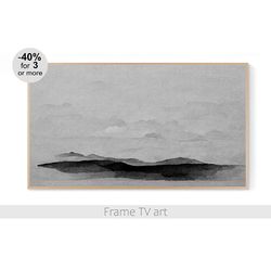 samsung frame art tv digital download 4k, frame tv art landscape painting neutral, abstract boho frame tv art | 719