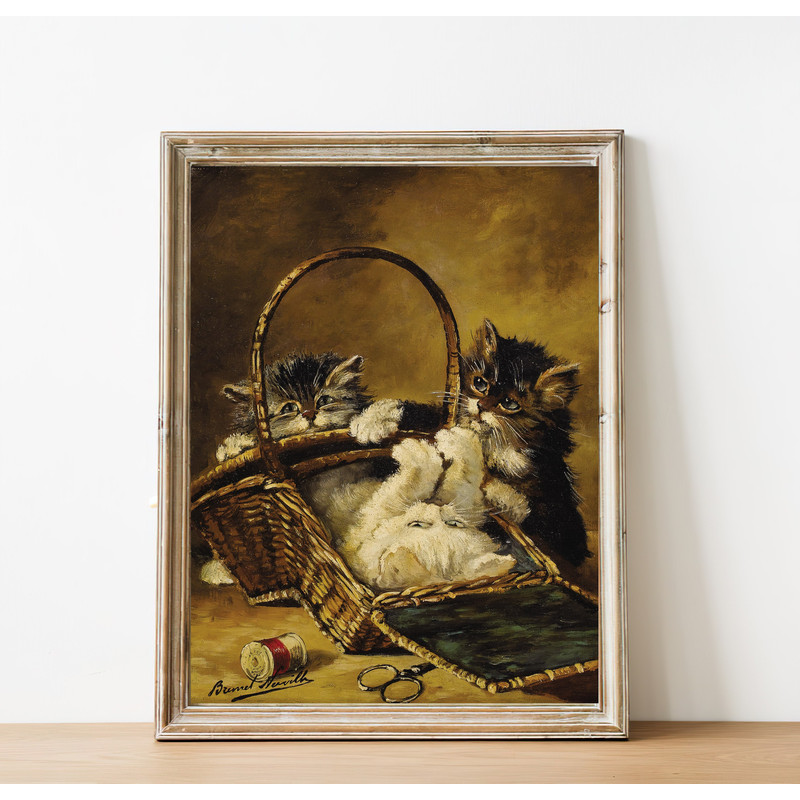 vintage kittens home decor.jpg