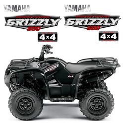 Yamaha Grizzly 450 500 600 550 700 decal stickers kit