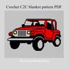 crochet-C2C-jeep-wrangler-graphgan-blanket