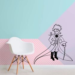 The Little Prince Fairytale Character, Children's Room Wall Sticker Vinyl Decal Mural Art Decor