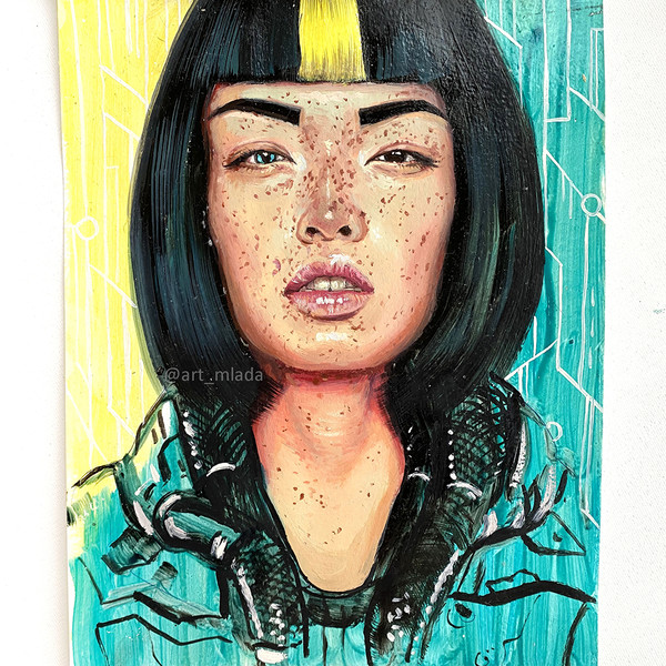 cyberpunk-asian-girl-yellow-blue-small-original-oil-painting-wall-art-decor-1.jpg