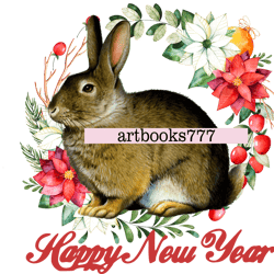 Year of the hare, 2023, rabbit, new year, sublimation