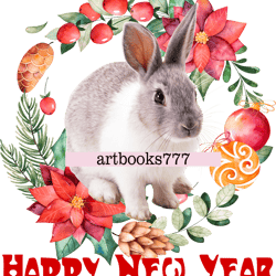 Year of the hare, 2023, rabbit, new year, sublimation-2