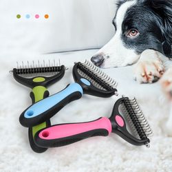 Pet Hair Remover Dog Brush Cat Comb For Long Hair
