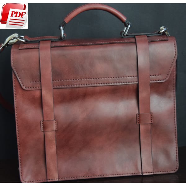 Leather Bag PDF - Briefcase Template - PDF Bag - Leather PD - Inspire ...