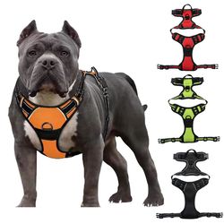 Dog Harness Vest Reflective Pet Chest Strap For Small Medium Large Dogs