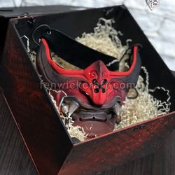 Mask Japanese - Demon Devil/Red and Black