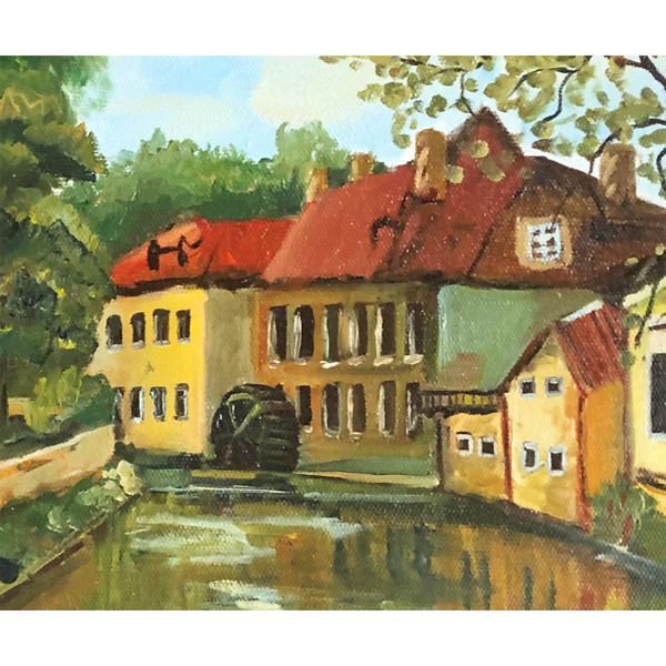 old town painting