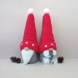 Christmas Gnome // Gnome Decor // Stuffed Gnome // Holiday Gnome // Christmas Decor // Christmas Gnome Decor // Home