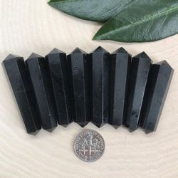 Black Tourmaline Double Terminated Points - Crystal Points