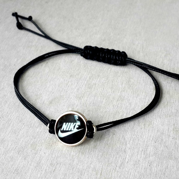 Swoosh Bracelet, Nike Bracelet, Wax Cord Bracelet, Nike Acce | Inspire Uplift