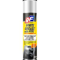 Dirt-resistant white grease for locks and hinges with PTFE 250 ml RUSEFF 16482N