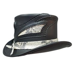 The Storm 2 Leather Top Hat