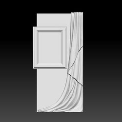 3D STL Model for CNC file Tombstone with a portrait