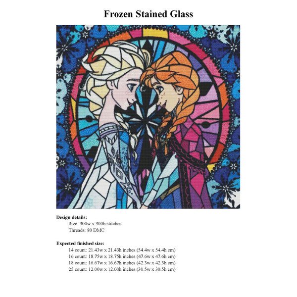 Frozen Elsa and Anna color chart01.jpg