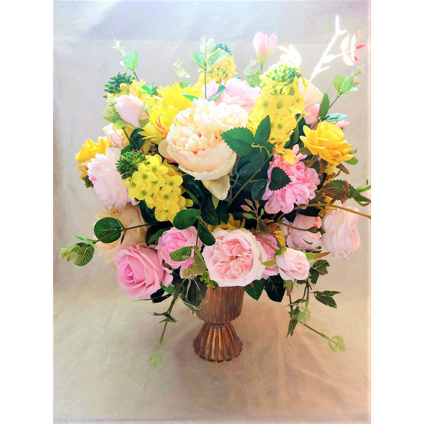 Yellow-Pink-Artificial-flowers-centerpiece-15.jpg