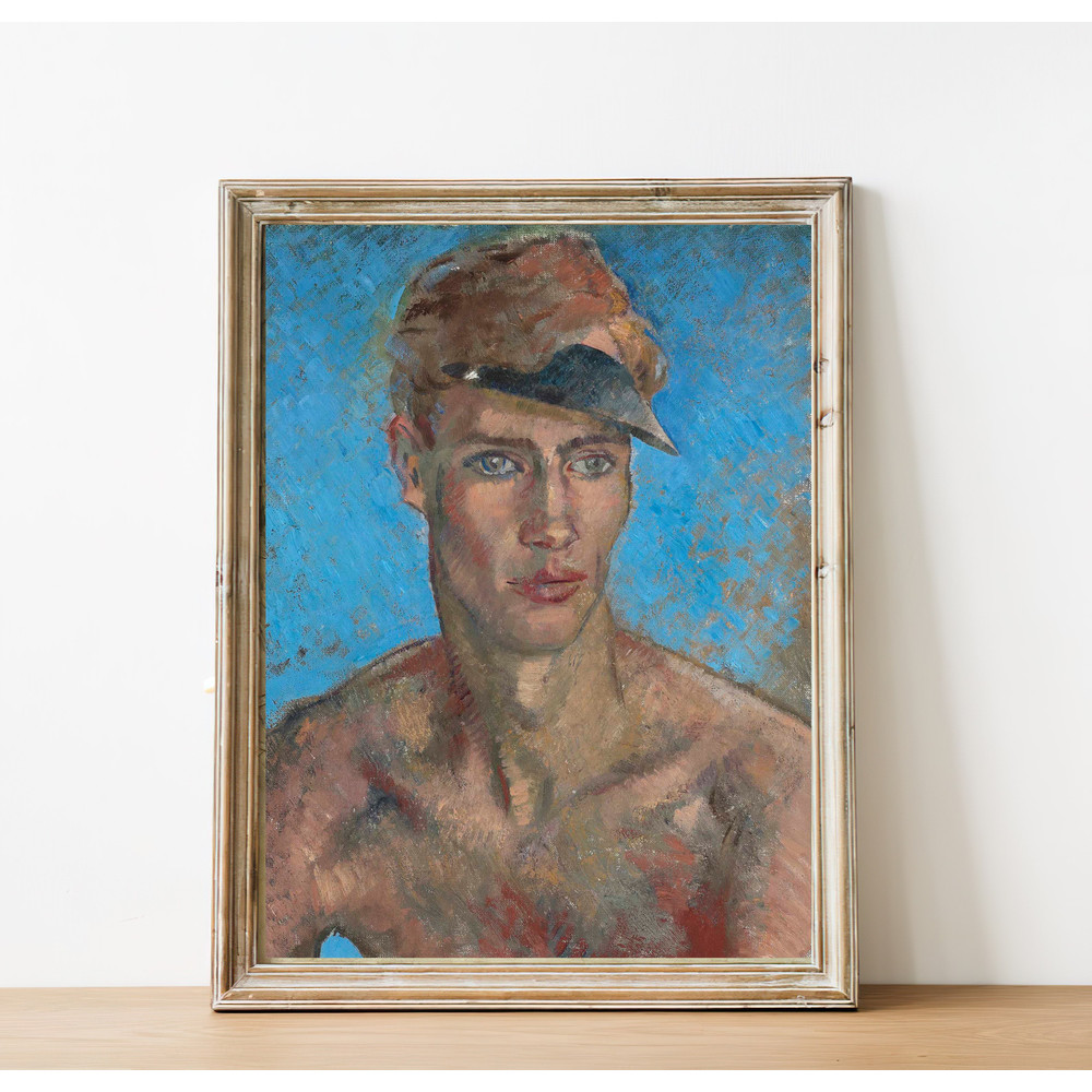 vintage male portrait home decor.jpg