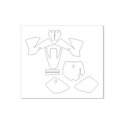 KTM 50 2002-2008 Graphic Vector Template