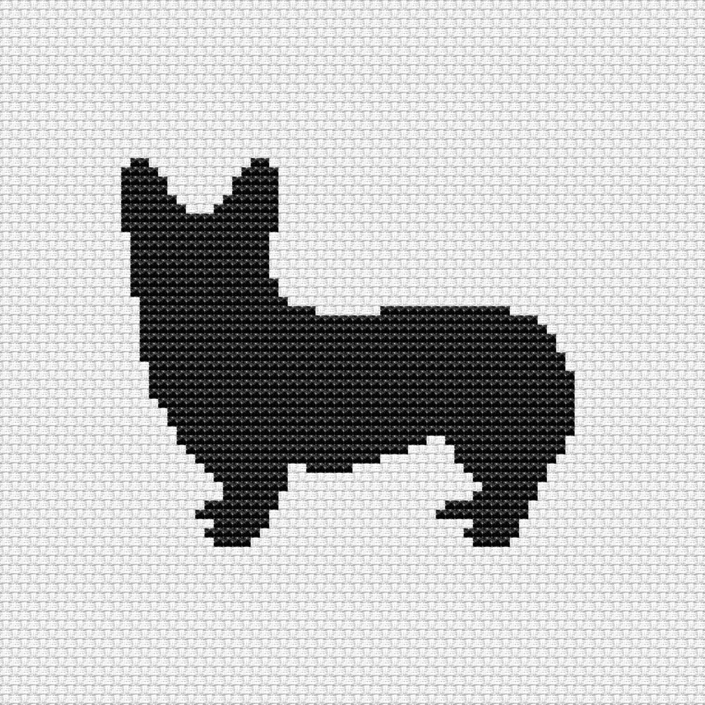 Welsh-Corgi-Cross-Stitch-Pattern-pdf