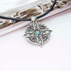 Amulet of Mara pendant / Twosided skyrim pendant / The Elder Scrolls Necklace / Skyrim cosplay Necklace