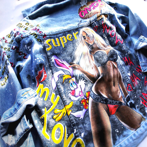 hand painted women jacket-jean jacket-denim jacket-girl clothing-designer art-wearable art-custom clothes-39.jpg