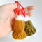 Christmas Tree Ornament Tiny knit hat 1 piece Christmas tree decorations Mini hats