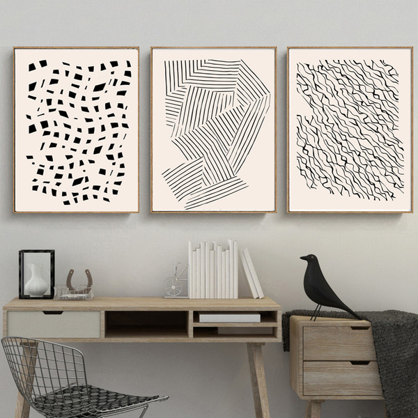 minimalist linear posters of 3 pieces 4
