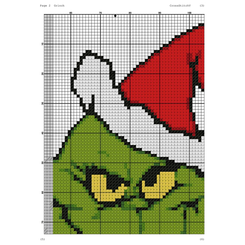 Free Printable Grinch Cross Stitch Patterns
