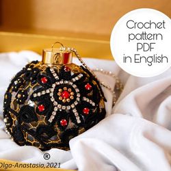 Christmas ball 4 crochet pattern , Christmas crochet pattern , crochet ball pattern , crochet pattern , Irish Crochet
