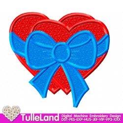 Heart Valentines Day Design applique for Machine Embroidery