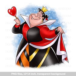 Queen of Hearts, sublimation design, art print, print template