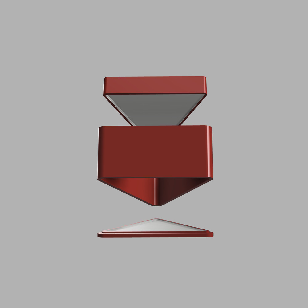 Pie pizza slice 3 Part Bath Bomb Mold STL File