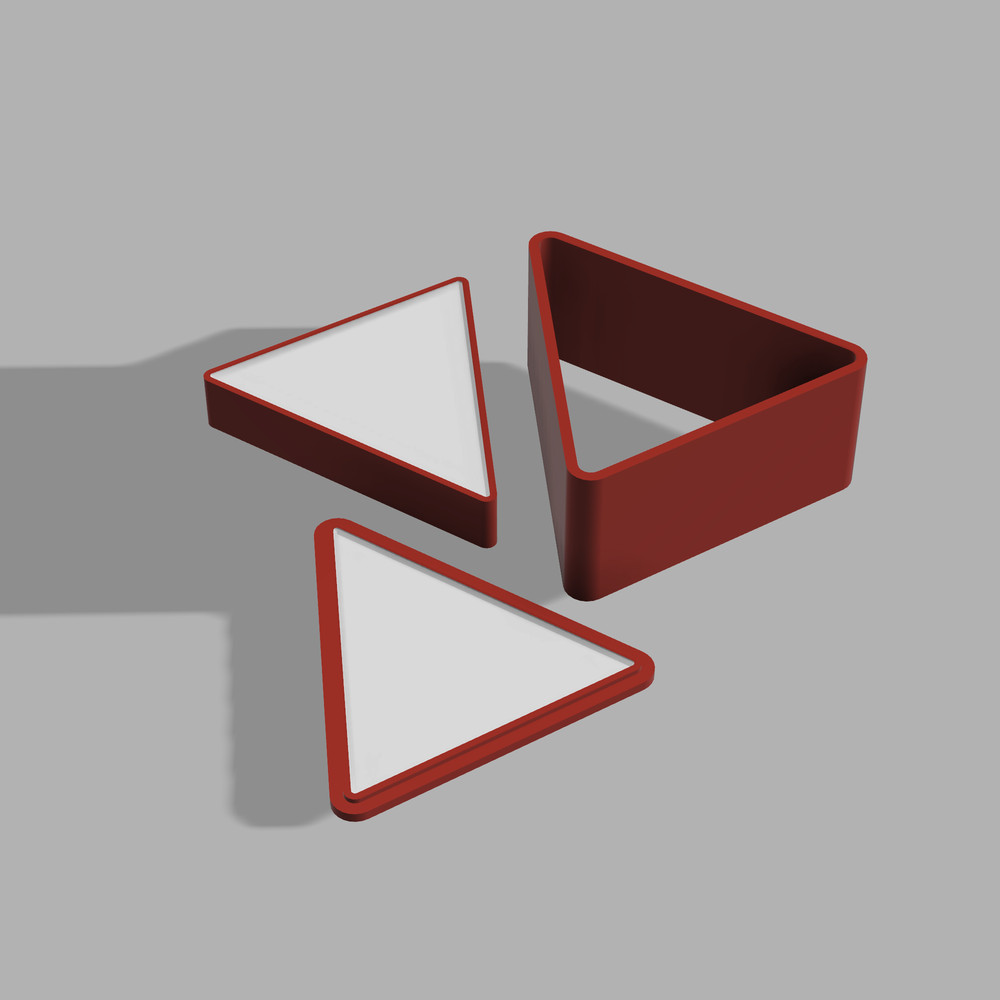 Pie pizza slice Bath Bomb Mold STL File