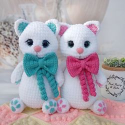 Amigurumi cat pattern - Crochet cat pattern - Crochet kitty pattern - English PDF pattern
