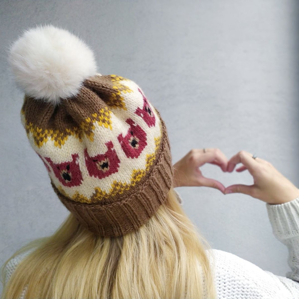 Beautiful-warm-woolen-jacquard-hat-5