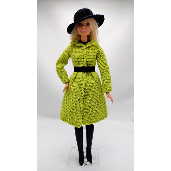 Coat for barbie doll, Clothes for barbie doll - 1