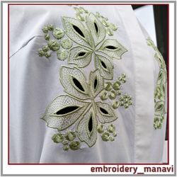 In the hoop Cutwork Flowers Embroidery designs