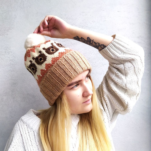 Warm-winter-handmade-jacquard-hat-1