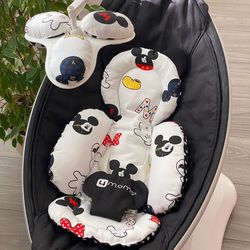 Mickey Mouse 4moms mamaRoo insert, newborn cushion replacement balls, rockaroo infant padded liner, babyshower gift