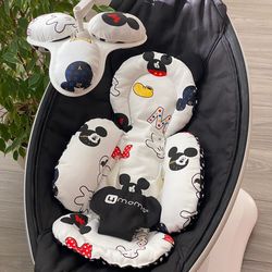 mickey mouse 4moms mamaroo insert, newborn cushion replacement balls, rockaroo infant padded liner, babyshower gift